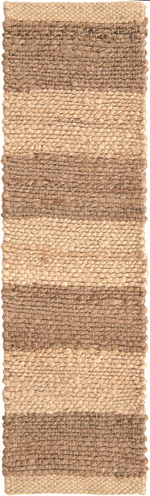 13 Pcs Natural Ivory 1' x 2' 6 Braided Jute Stair Treads