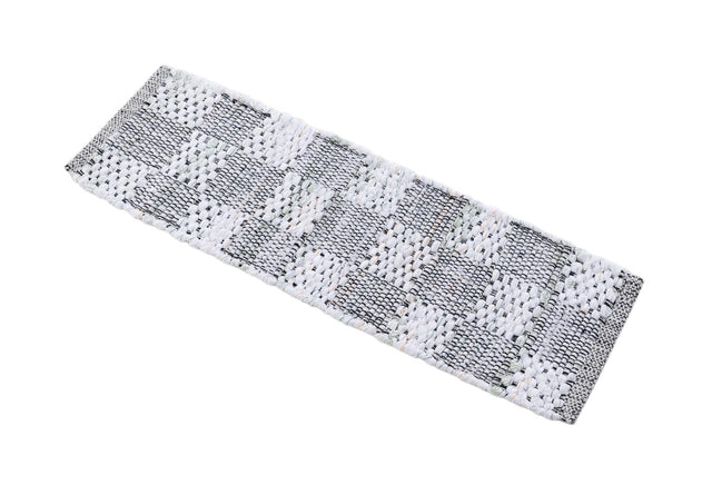 13 Pcs Ivory 1' x 2' 6 Chindi Cotton Stair Treads