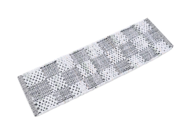 13 Pcs Ivory 1' x 2' 6 Chindi Cotton Stair Treads
