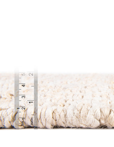 13 pcs Ivory 0' 9 x 2' 6 Chunky Jute Indoor Stair Treads Accent Area Rug Staircase Set 100% All Natural Jute Sustainable Eco-Friendly Carpet Mat for Natural Interior Design Homes for Sale at Rug Engine