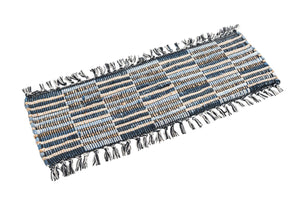 13 Pcs Dark Gray 1' x 2' 6 Chindi Jute Stair Treads