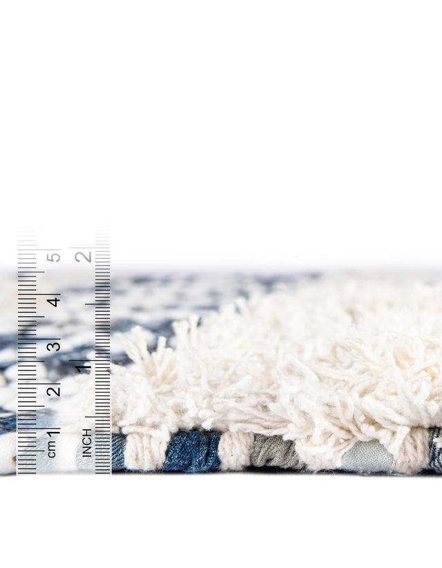 Ivory 1' 2 x 5' 1 Cotton Chindi Table Runner