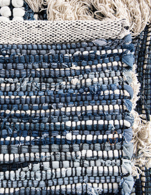 Ivory 1' 2 x 5' 1 Cotton Chindi Table Runner