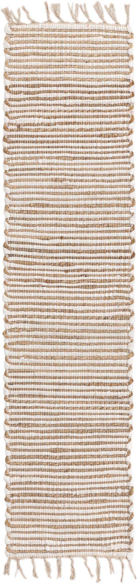 Natural 1' 2 x 5' 1 Chindi Jute Table Runner