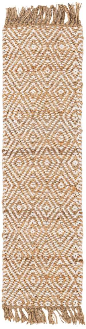 Natural 1' 2 x 4' 1 Braided Jute Table Runner