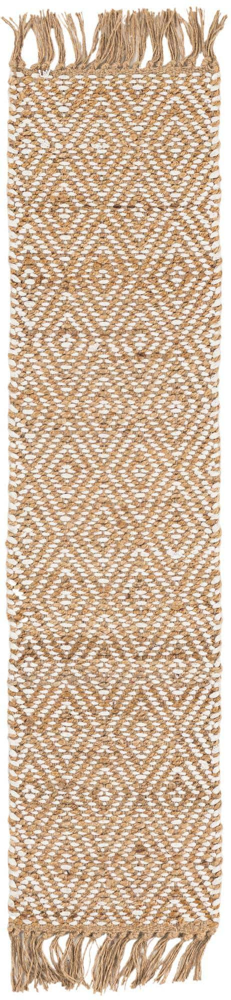 Natural 1' 2 x 5' 1 Braided Jute Table Runner