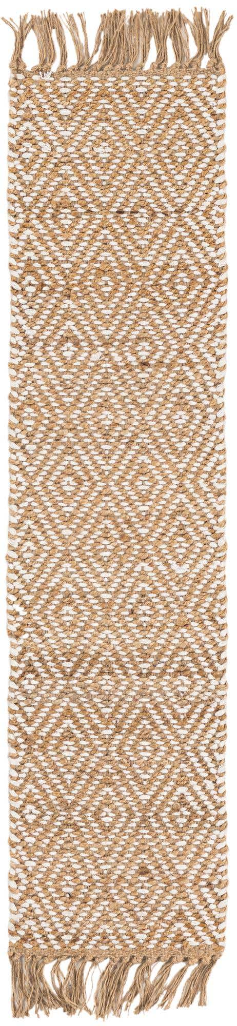 Natural 1' 2 x 5' 1 Braided Jute Table Runner
