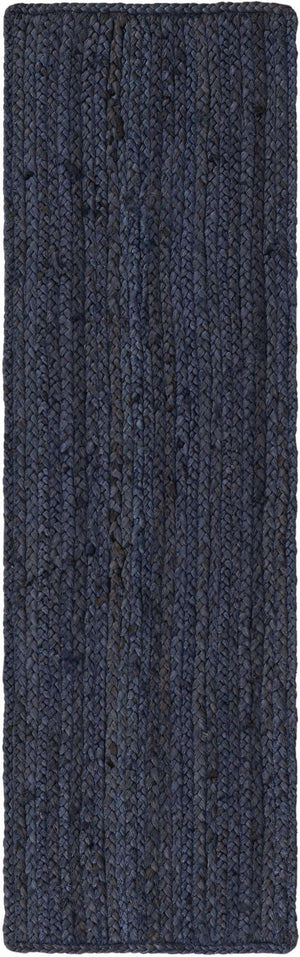 Navy Blue 1' 2 x 4' 1 Braided Jute Table Runner