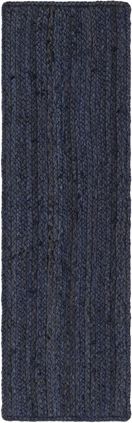 Navy Blue 1' 2 x 4' 1 Braided Jute Table Runner