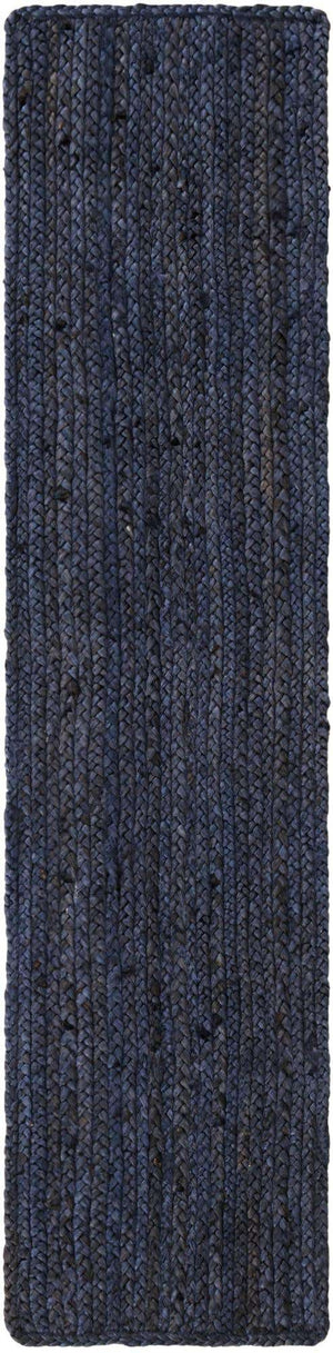 Navy Blue 1' 2 x 5' 1 Braided Jute Table Runner