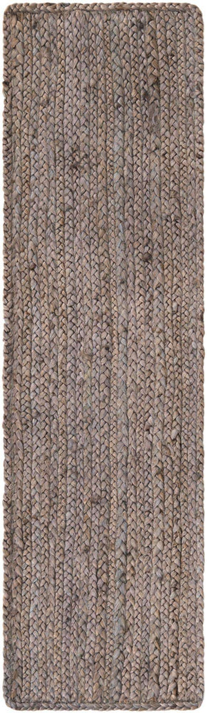 Gray 1' 2 x 4' 1 Braided Jute Table Runner