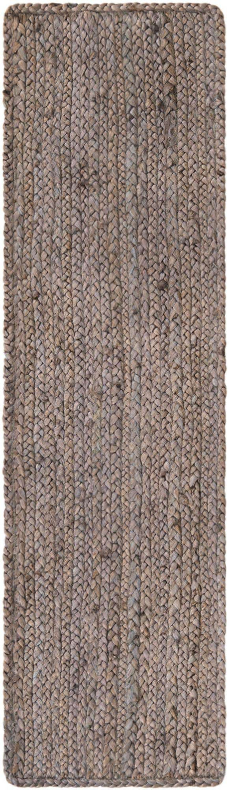 Gray 1' 2 x 4' 1 Braided Jute Table Runner