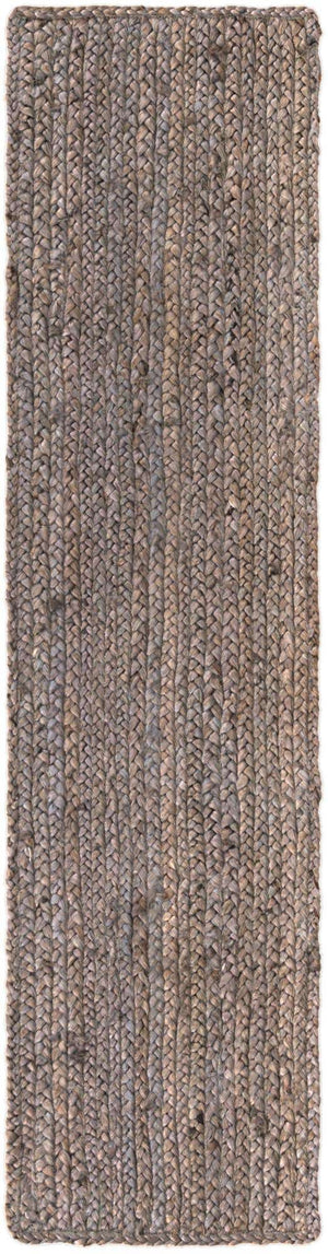 Gray 1' 2 x 5' 1 Braided Jute Table Runner