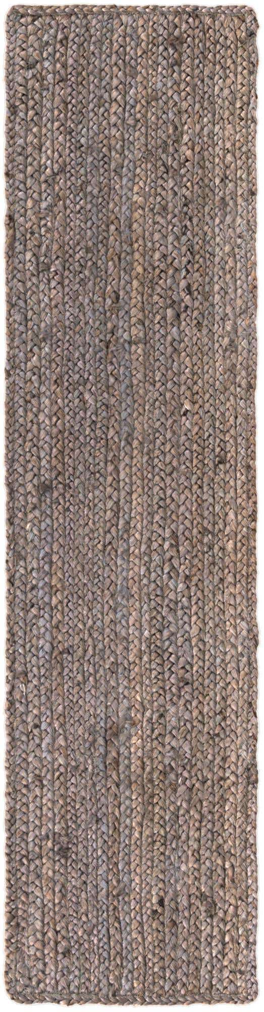 Gray 1' 2 x 5' 1 Braided Jute Table Runner