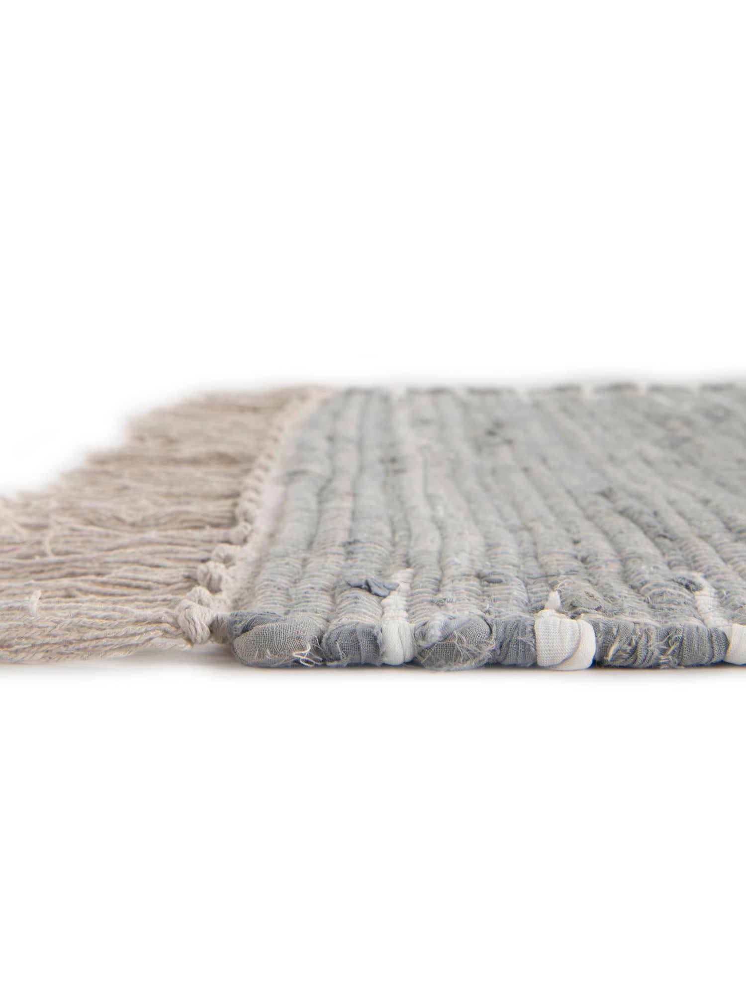 Light Gray 1' 2 x 8' Chindi Cotton Table Runner Area Rug Decorative Dining Room Kitchen All Natural Material Table Cover Interior Design Home Decor Carpet Mat for Sale at Rug Engine