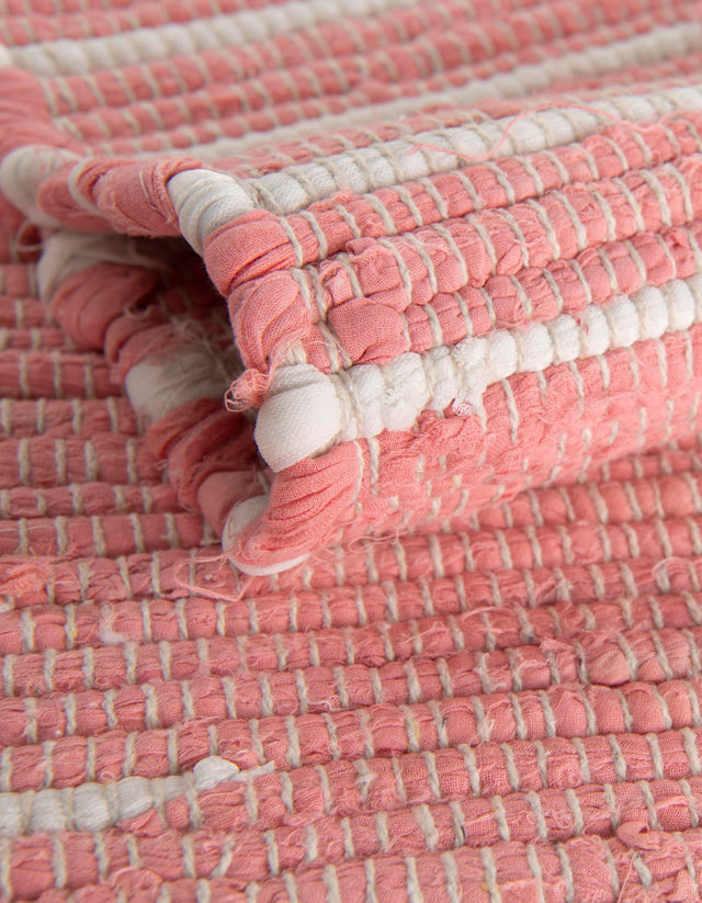 Rose 1' 2 x 4' 1 Chindi Cotton Table Runner