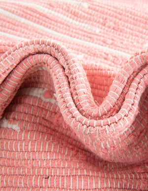 Rose 1' 2 x 4' 1 Chindi Cotton Table Runner