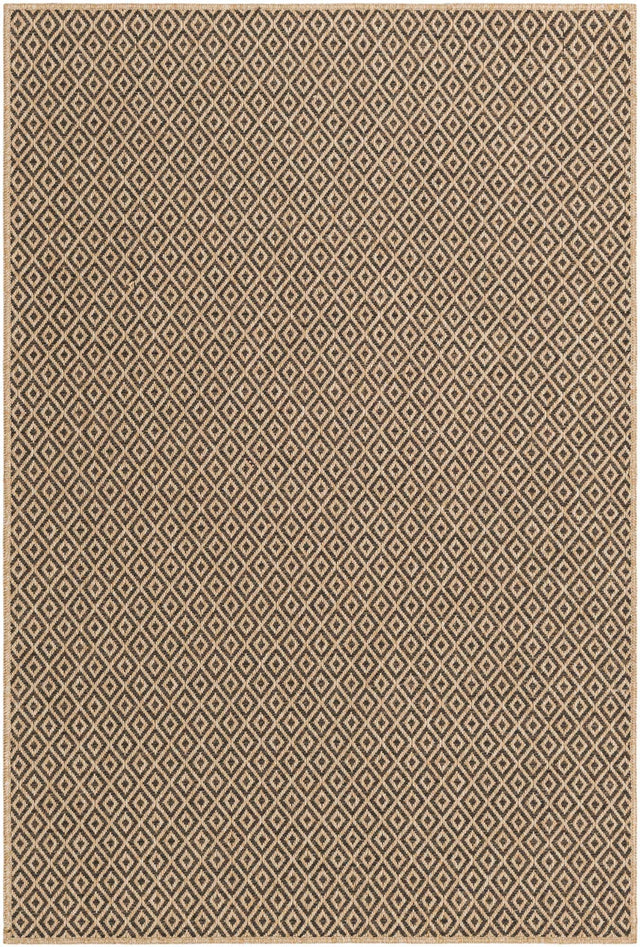 Natural and Brown 4' 3 x 6' 1 Dunes Rectangle Area Rug 100% Polypropylene With Cotton Backing Carpet for Living, Dining, Office, Dorms, Bedrooms for Sale at Rug Engine