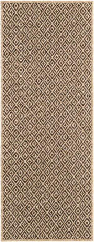 Natural and Brown 2' x 5' 3 Dunes Runner Area Rug 100% Polypropylene With Cotton Backing Carpet for Living, Dining, Office, Dorms, Bedrooms for Sale at Rug Engine