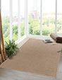 Natural and Brown 5' 5 x 8' Dunes Rectangle Area Rug 100% Polypropylene With Cotton Backing Carpet for Living, Dining, Office, Dorms, Bedrooms for Sale at Rug Engine