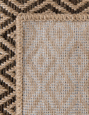 Natural and Brown 8' x 10' Dunes Rectangle Area Rug 100% Polypropylene With Cotton Backing Carpet for Living, Dining, Office, Dorms, Bedrooms for Sale at Rug Engine