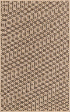 Natural and Brown 5' 5 x 8' Dunes Rectangle Area Rug 100% Polypropylene With Cotton Backing Carpet for Living, Dining, Office, Dorms, Bedrooms for Sale at Rug Engine