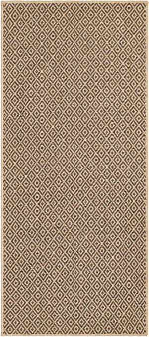 Natural and Brown 2' 9 x 6' 1 Dunes Runner Area Rug 100% Polypropylene With Cotton Backing Carpet for Living, Dining, Office, Dorms, Bedrooms for Sale at Rug Engine