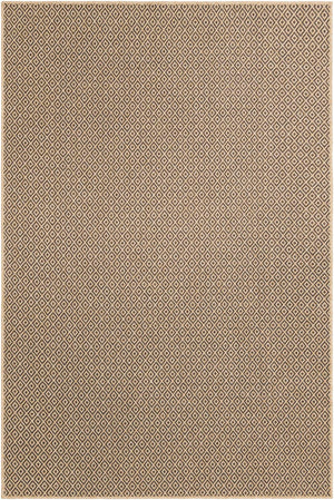 Natural and Brown 6' 3 x 9' Dunes Rectangle Area Rug 100% Polypropylene With Cotton Backing Carpet for Living, Dining, Office, Dorms, Bedrooms for Sale at Rug Engine