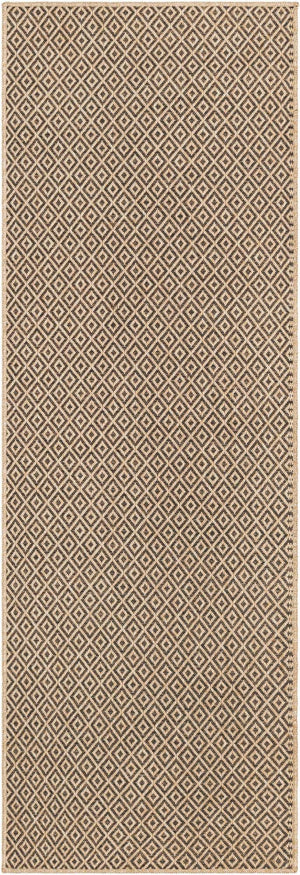 Natural and Brown 2' 9 x 8' Dunes Runner Area Rug 100% Polypropylene With Cotton Backing Carpet for Living, Dining, Office, Dorms, Bedrooms for Sale at Rug Engine