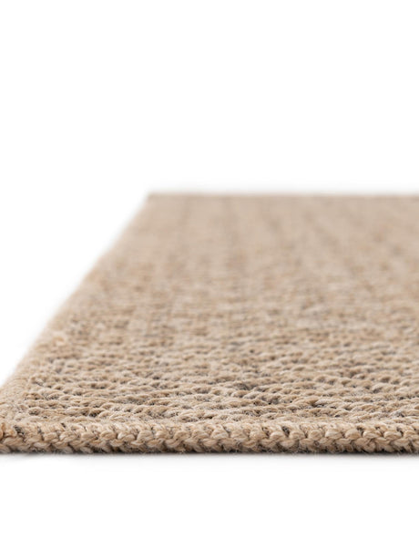 Natural and Brown 12' x 12' Dunes Square Area Rug 100% Polypropylene With Cotton Backing Carpet for Living, Dining, Office, Dorms, Bedrooms for Sale at Rug Engine