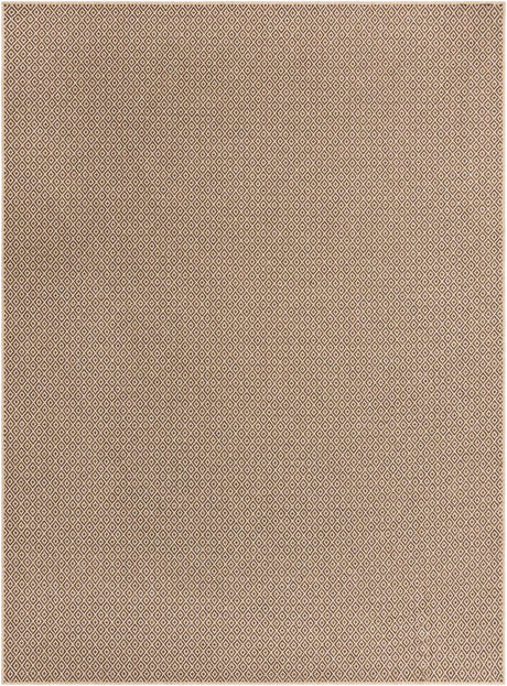 Natural and Brown 9' 2 x 12' Dunes Rectangle Area Rug 100% Polypropylene With Cotton Backing Carpet for Living, Dining, Office, Dorms, Bedrooms for Sale at Rug Engine