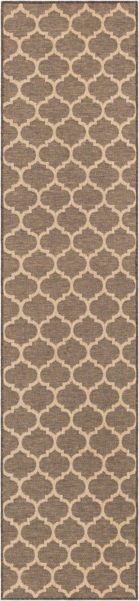 Brown 2' 9 x 12' Dunes Runner Area Rug 100% Polypropylene With Cotton Backing Carpet for Living, Dining, Office, Dorms, Bedrooms for Sale at Rug Engine