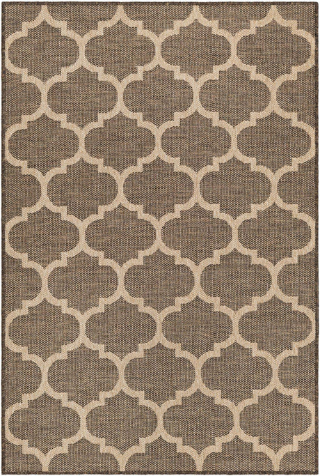 Brown 4' 1 x 6' 1 Dunes Rectangle Area Rug 100% Polypropylene With Cotton Backing Carpet for Living, Dining, Office, Dorms, Bedrooms for Sale at Rug Engine