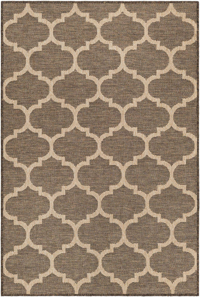 Brown 4' 1 x 6' 1 Dunes Rectangle Area Rug 100% Polypropylene With Cotton Backing Carpet for Living, Dining, Office, Dorms, Bedrooms for Sale at Rug Engine