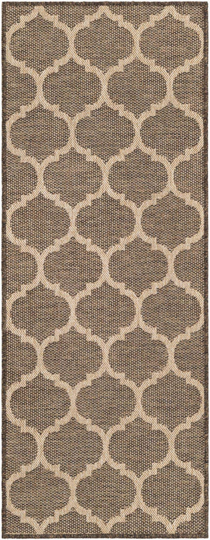 Brown 2' x 5' 3 Dunes Runner Area Rug 100% Polypropylene With Cotton Backing Carpet for Living, Dining, Office, Dorms, Bedrooms for Sale at Rug Engine