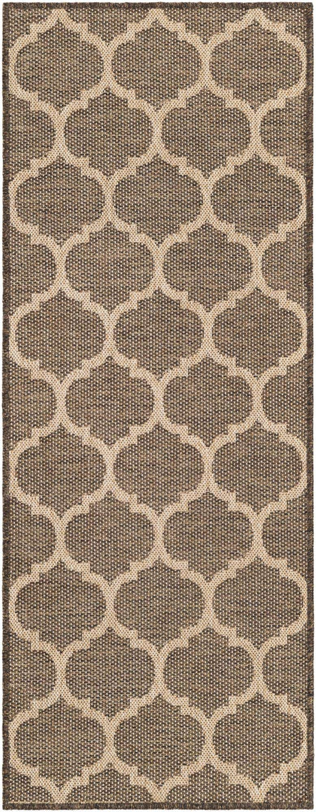 Brown 2' x 5' 3 Dunes Runner Area Rug 100% Polypropylene With Cotton Backing Carpet for Living, Dining, Office, Dorms, Bedrooms for Sale at Rug Engine