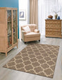 Brown 2' 4 x 3' 1 Dunes Rectangle Area Rug 100% Polypropylene With Cotton Backing Carpet for Living, Dining, Office, Dorms, Bedrooms for Sale at Rug Engine
