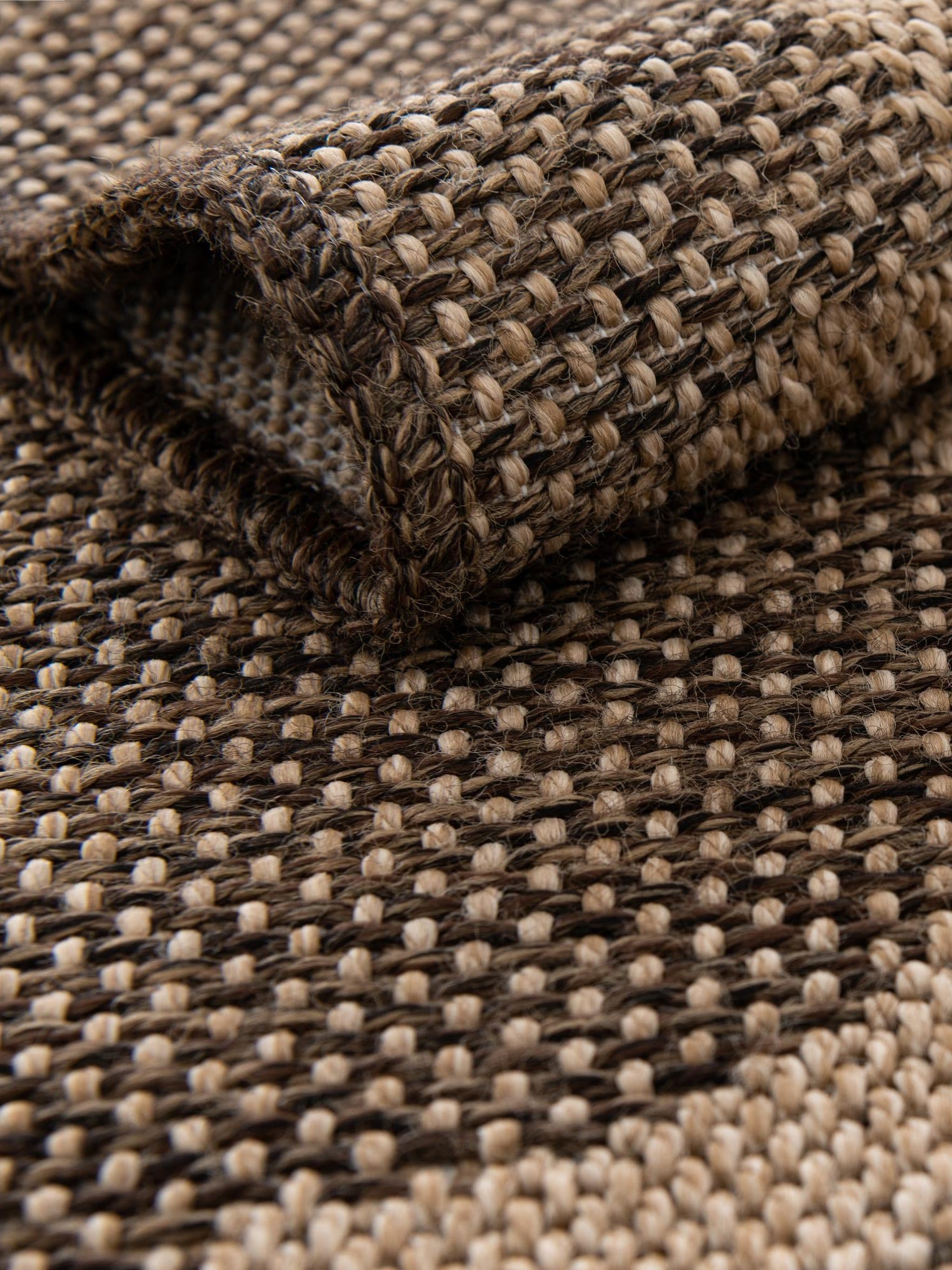 Brown 8' x 10' Dunes Rectangle Area Rug 100% Polypropylene With Cotton Backing Carpet for Living, Dining, Office, Dorms, Bedrooms for Sale at Rug Engine