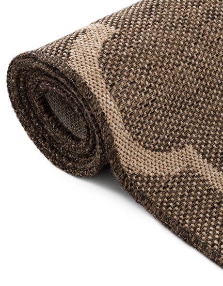 Brown 2' 4 x 3' 1 Dunes Rectangle Area Rug 100% Polypropylene With Cotton Backing Carpet for Living, Dining, Office, Dorms, Bedrooms for Sale at Rug Engine