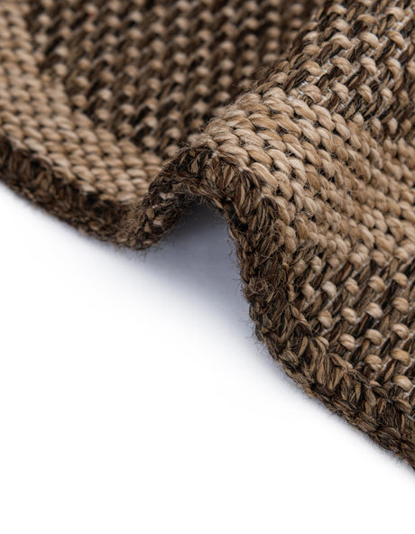 Brown 2' 9 x 12' Dunes Runner Area Rug 100% Polypropylene With Cotton Backing Carpet for Living, Dining, Office, Dorms, Bedrooms for Sale at Rug Engine