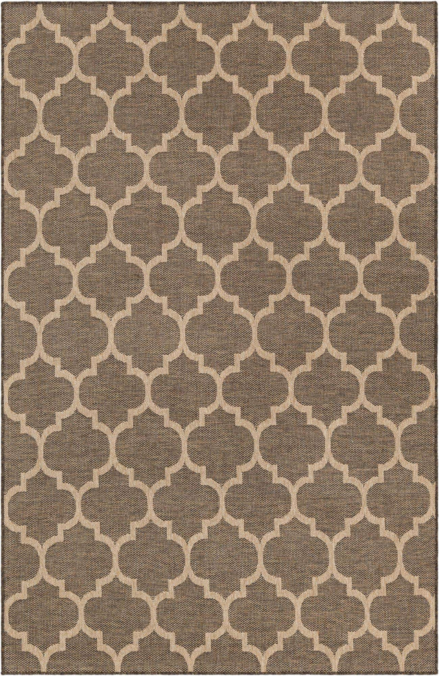 Brown 6' 1 x 9' Dunes Rectangle Area Rug 100% Polypropylene With Cotton Backing Carpet for Living, Dining, Office, Dorms, Bedrooms for Sale at Rug Engine