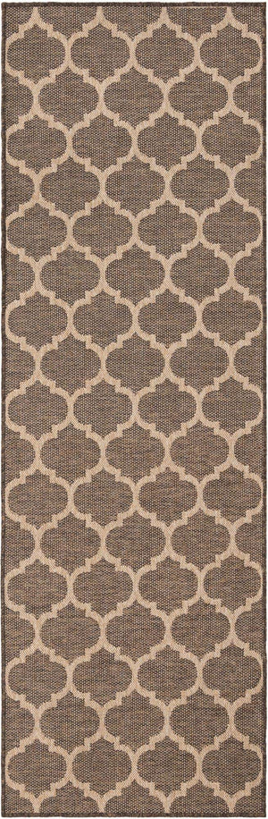 Brown 2' 9 x 8' Dunes Runner Area Rug 100% Polypropylene With Cotton Backing Carpet for Living, Dining, Office, Dorms, Bedrooms for Sale at Rug Engine
