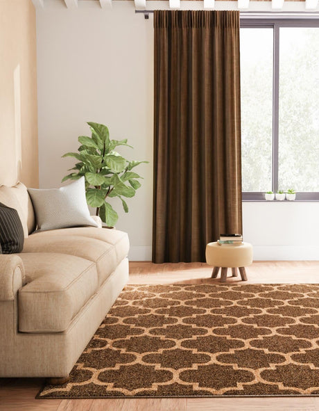 Brown 7' 10 x 7' 10 Dunes Square Area Rug 100% Polypropylene With Cotton Backing Carpet for Living, Dining, Office, Dorms, Bedrooms for Sale at Rug Engine