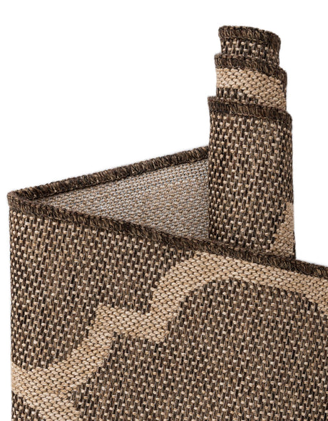 Brown 12' x 12' Dunes Square Area Rug 100% Polypropylene With Cotton Backing Carpet for Living, Dining, Office, Dorms, Bedrooms for Sale at Rug Engine