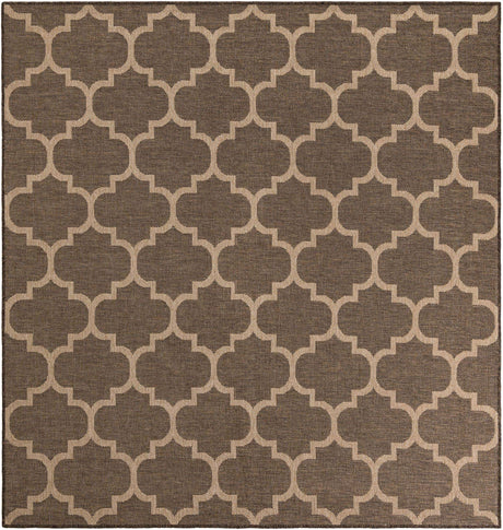 Brown 7' 10 x 7' 10 Dunes Square Area Rug 100% Polypropylene With Cotton Backing Carpet for Living, Dining, Office, Dorms, Bedrooms for Sale at Rug Engine