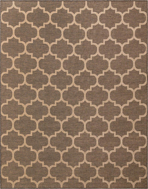 Brown 8' x 10' Dunes Rectangle Area Rug 100% Polypropylene With Cotton Backing Carpet for Living, Dining, Office, Dorms, Bedrooms for Sale at Rug Engine