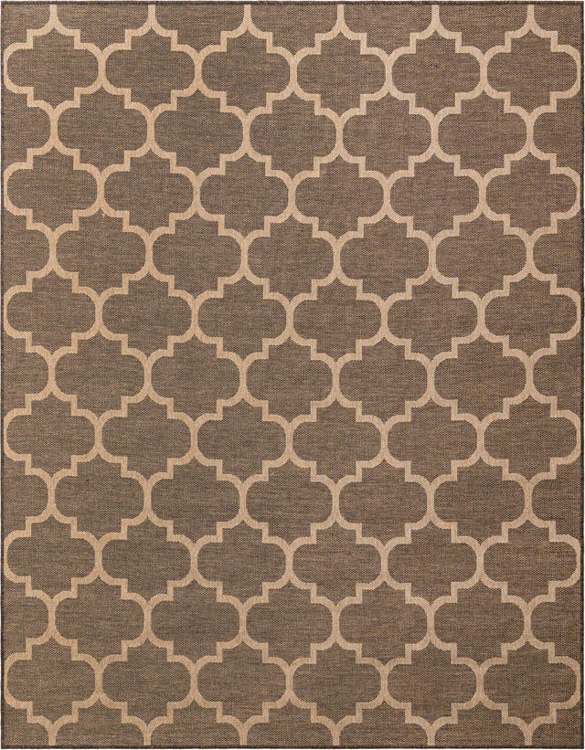 Brown 8' x 10' Dunes Rectangle Area Rug 100% Polypropylene With Cotton Backing Carpet for Living, Dining, Office, Dorms, Bedrooms for Sale at Rug Engine