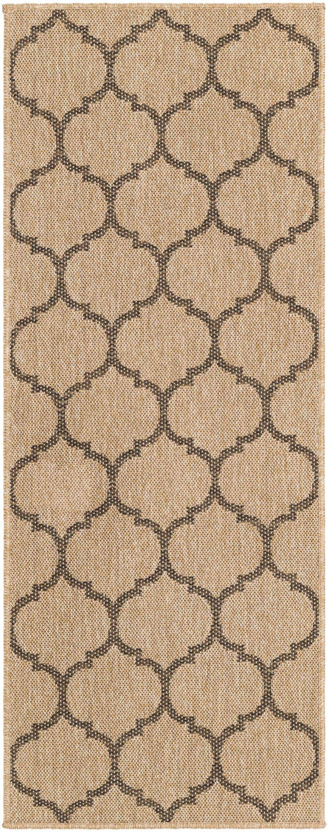 Natural 2' x 5' 3 Dunes Runner Area Rug 100% Polypropylene With Cotton Backing Carpet for Living, Dining, Office, Dorms, Bedrooms for Sale at Rug Engine