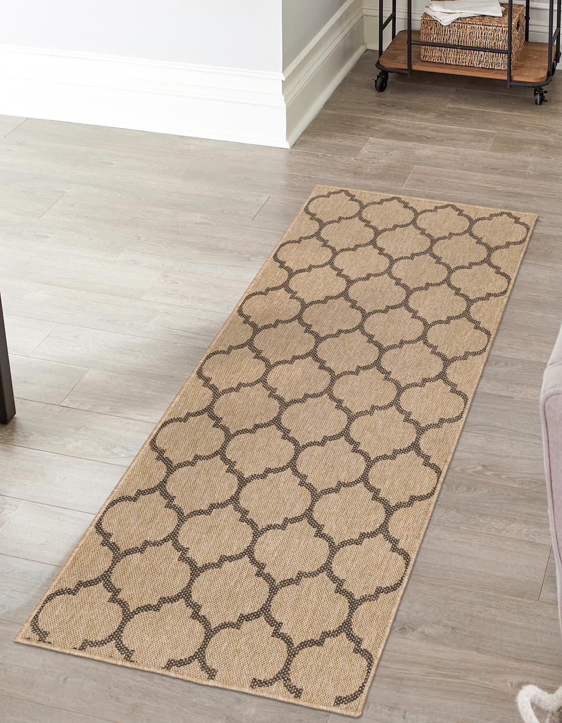 Natural 2' 9 x 12' Dunes Runner Area Rug 100% Polypropylene With Cotton Backing Carpet for Living, Dining, Office, Dorms, Bedrooms for Sale at Rug Engine