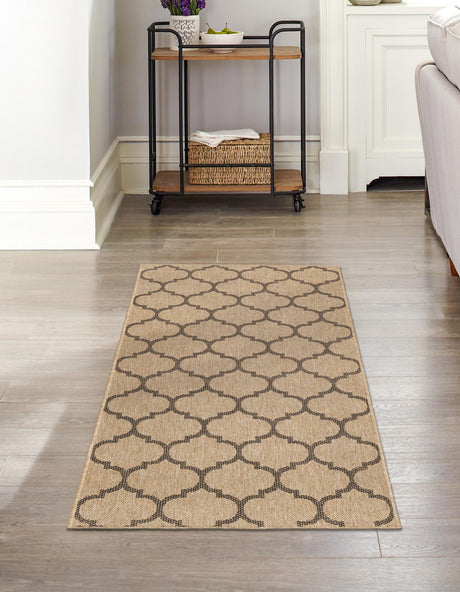 Natural 2' 9 x 12' Dunes Runner Area Rug 100% Polypropylene With Cotton Backing Carpet for Living, Dining, Office, Dorms, Bedrooms for Sale at Rug Engine